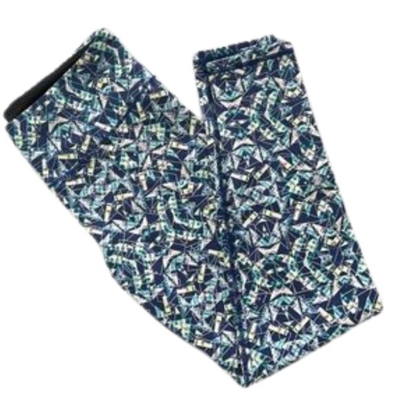 VSX Knockout By Victoria Secret Sport Leggings Womens Large Blue Green - Picture 6 of 6